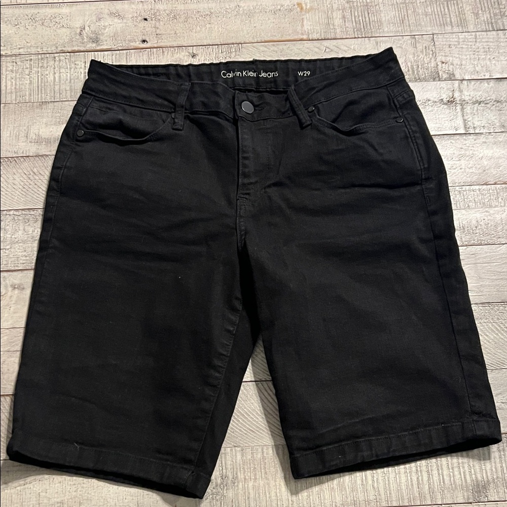 Calvin Klein Black Jean Shorts